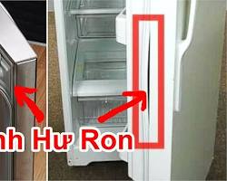 Hình ảnh về Ron tủ lạnh bị hở