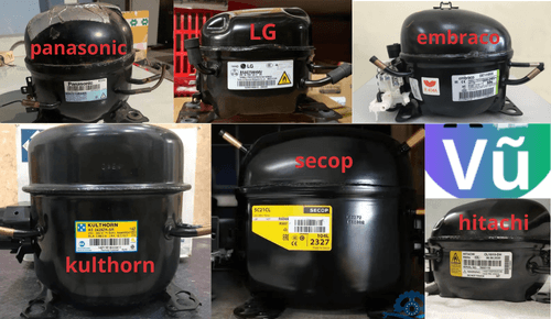 Các Loại Lốc Tủ Đông Sanaky, Toshiba, Lg, Embraco, Panasonic, Kulthorn