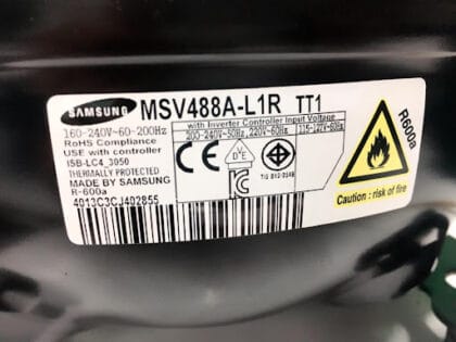 block samsung gas 600a