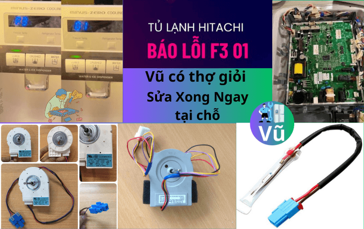 sửa tủ lạnh hitachi lỗi f3 01 tại hà đông