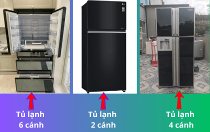 tủ lạnh 2 cánh 4 cánh 6 cánh